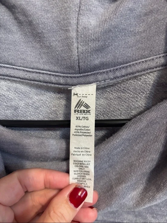 RBX Soft Heather Gray Pullover Hoodie - Picture 4 of 5